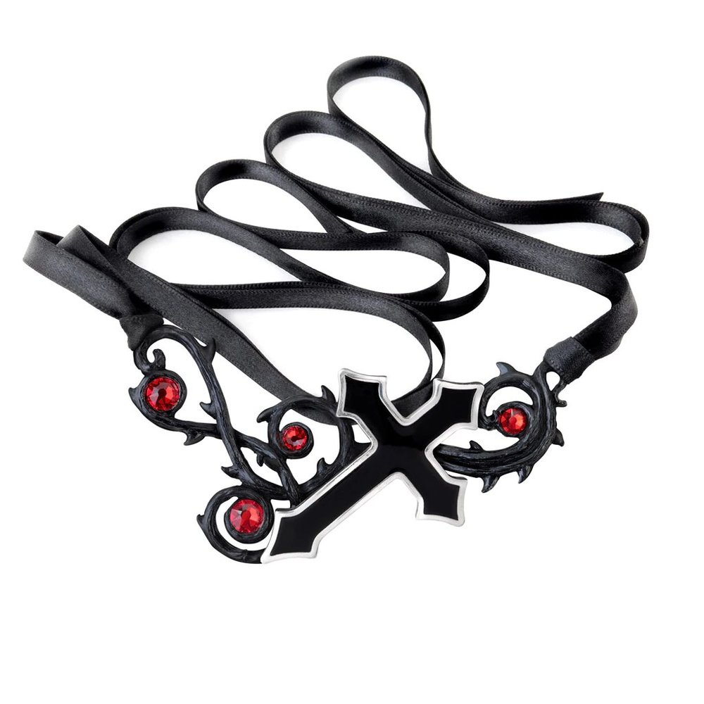 Alchemy Gothic Murnan Cross of Sorrow Necklace